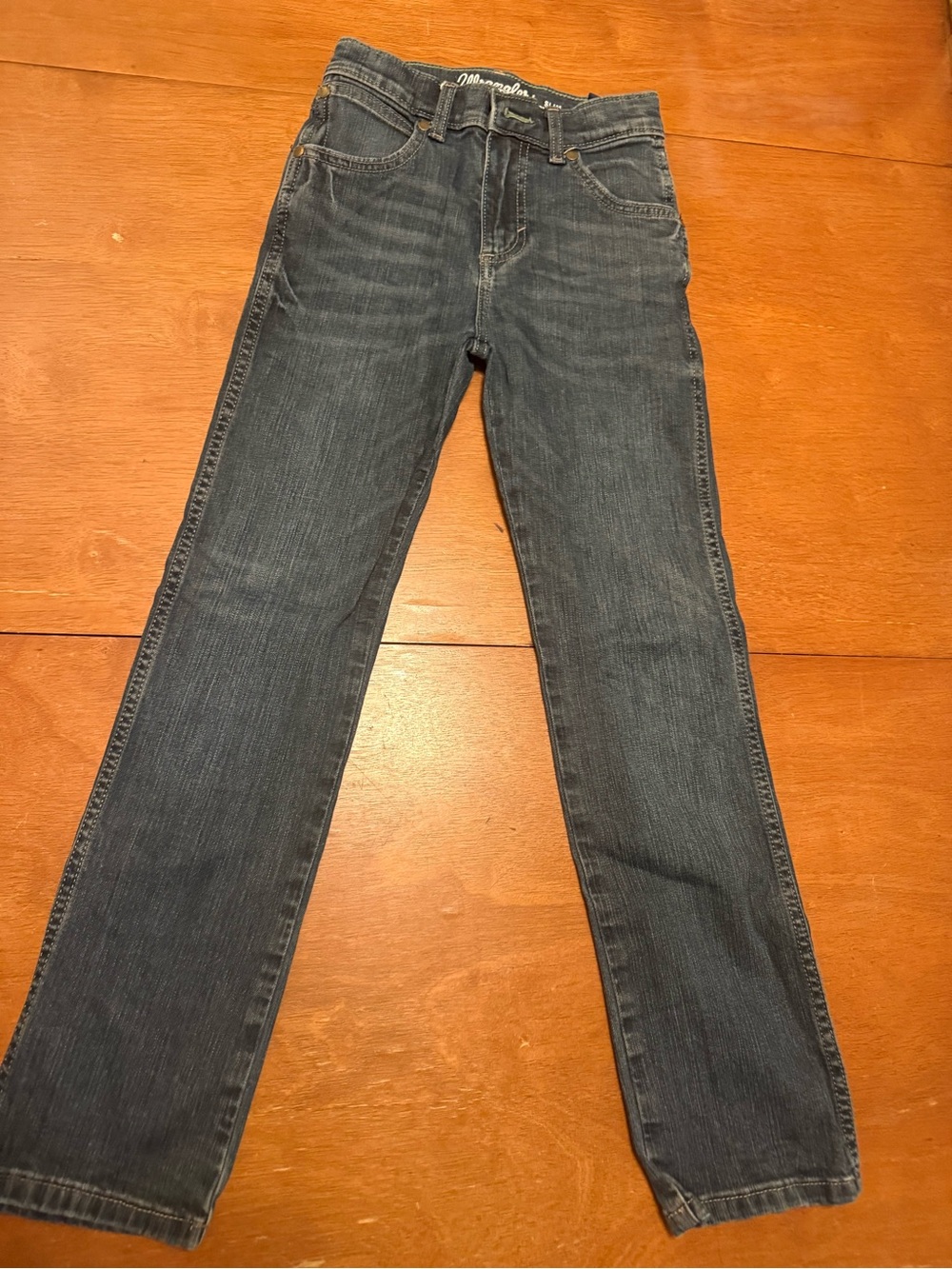 Wrangler Kids Dark Blue Straight Jeans